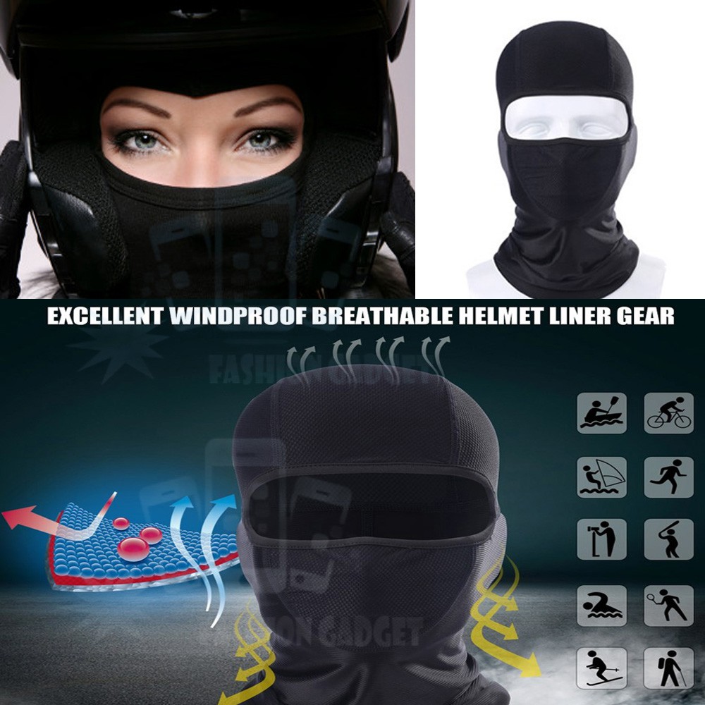 Masker Topeng Ninja Full Face Pelindung Kepala dan Wajah Masker Motor Anti Debu Polusi Bahan Nyaman