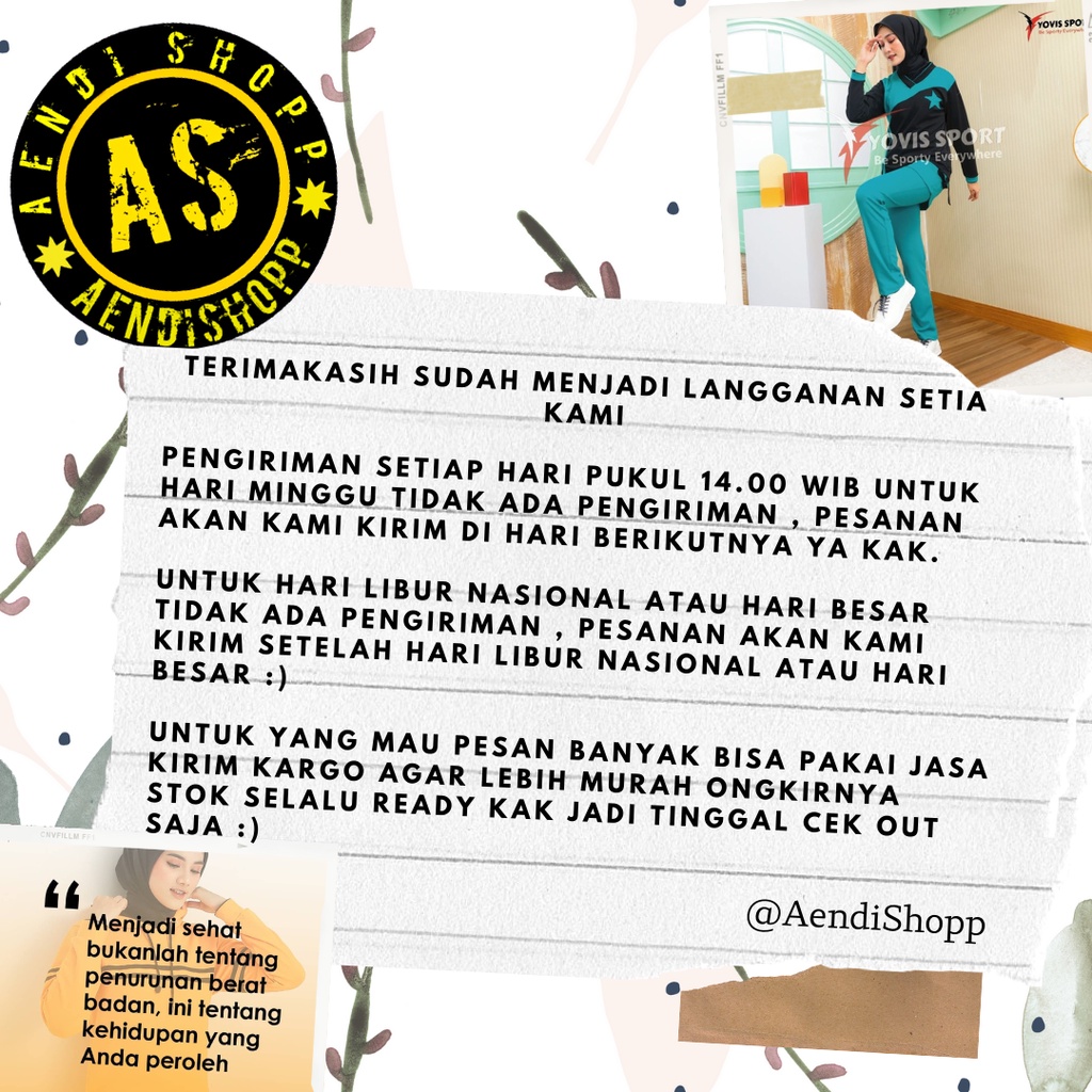 ND3 Baju Senam Olahraga Wanita Aerobic Zumba Muslim Muslimah Panjang Merah Putih Yoga GYM Sport