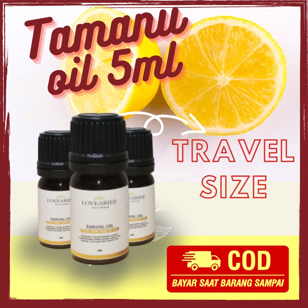 Tamanu oil 5ml by loveabiee tamanuoil untuk bopeng jerawat acne stretch mark bruntusan travel size