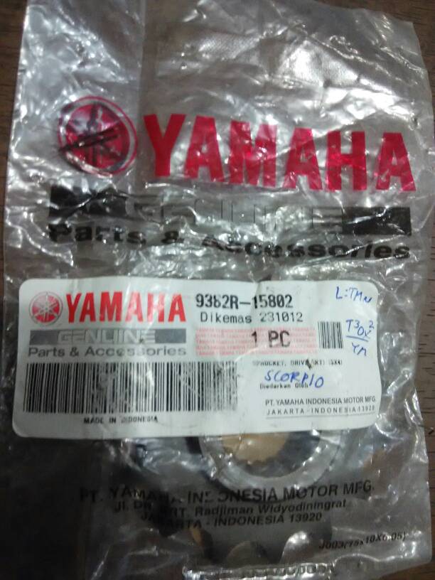 gir gear depan yamaha asli scorpio