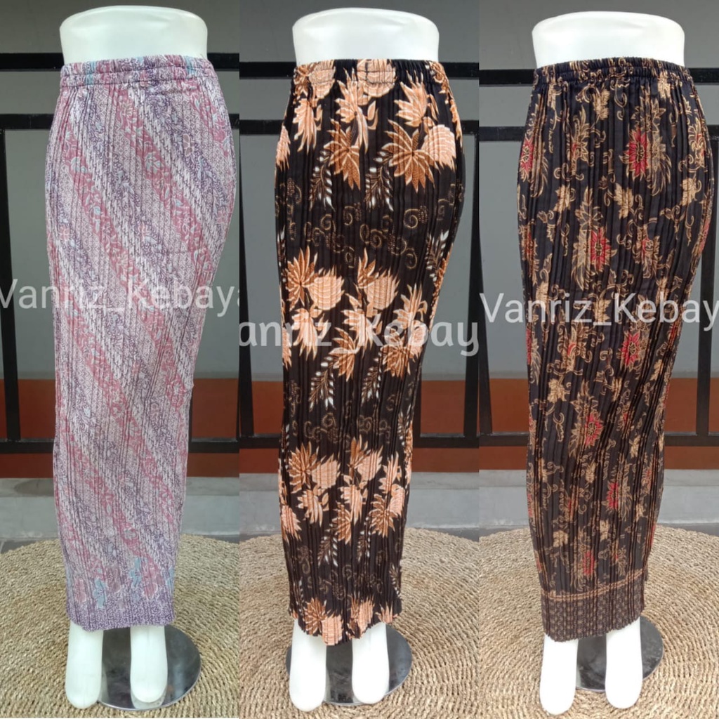 ROK PLISKET BATIK/ROK PLISKET KEBAYA/ROK PLISKET/ROK KEBAYA/BAWAHAN KEBAYA/ROK BATIK PLISKET PREMIUM