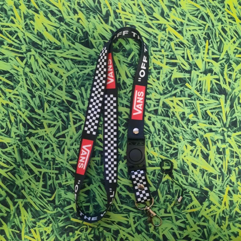 

Gantungan ID Card Lanyard Printing VANS OFF THE WALL 2 sisi