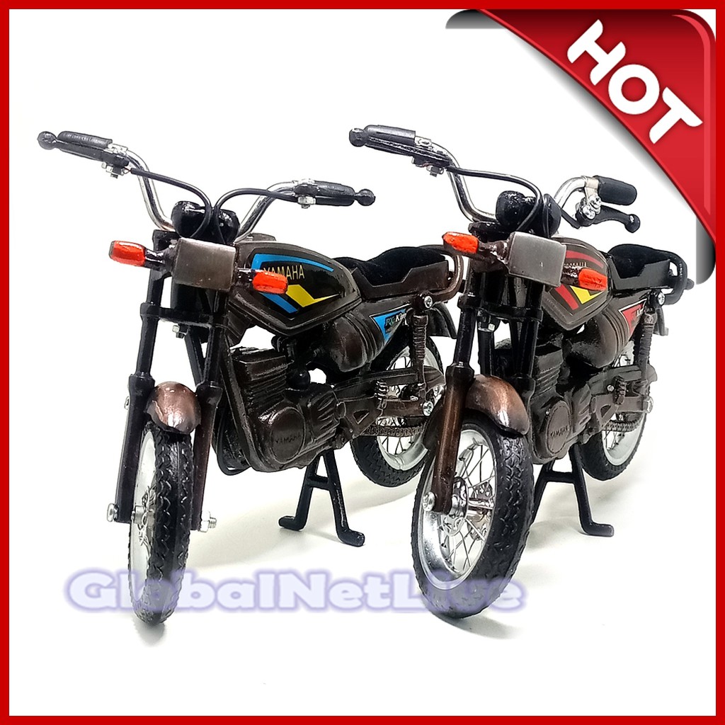 Diecast Miniatur Motor Yamaha RX King Logam