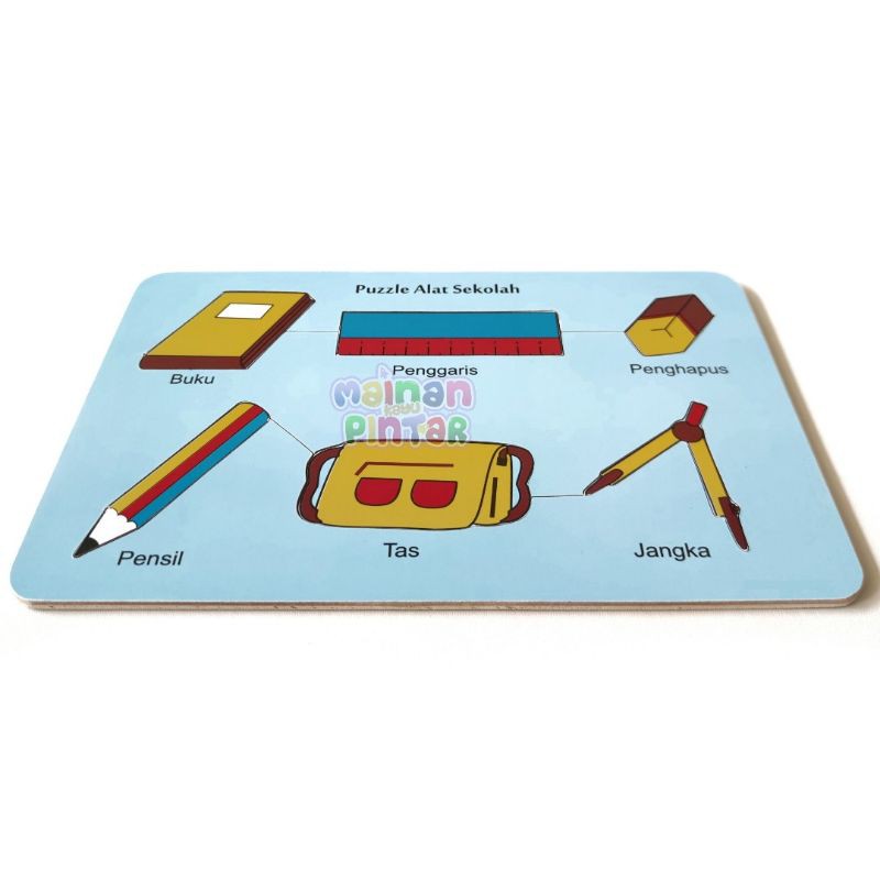 Puzzle Kayu Alat Sekolah Shopee Indonesia