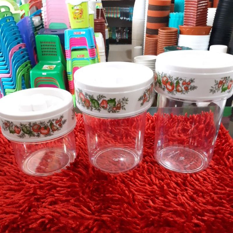 toples akrilik/ toples lebaran/ toples unik