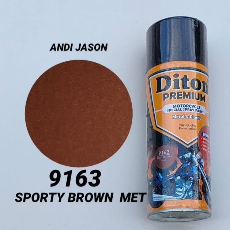 DITON PREMIUM CAT SEMPROT TAHAN BENSIN 9163 SPORTY BROWN MATT