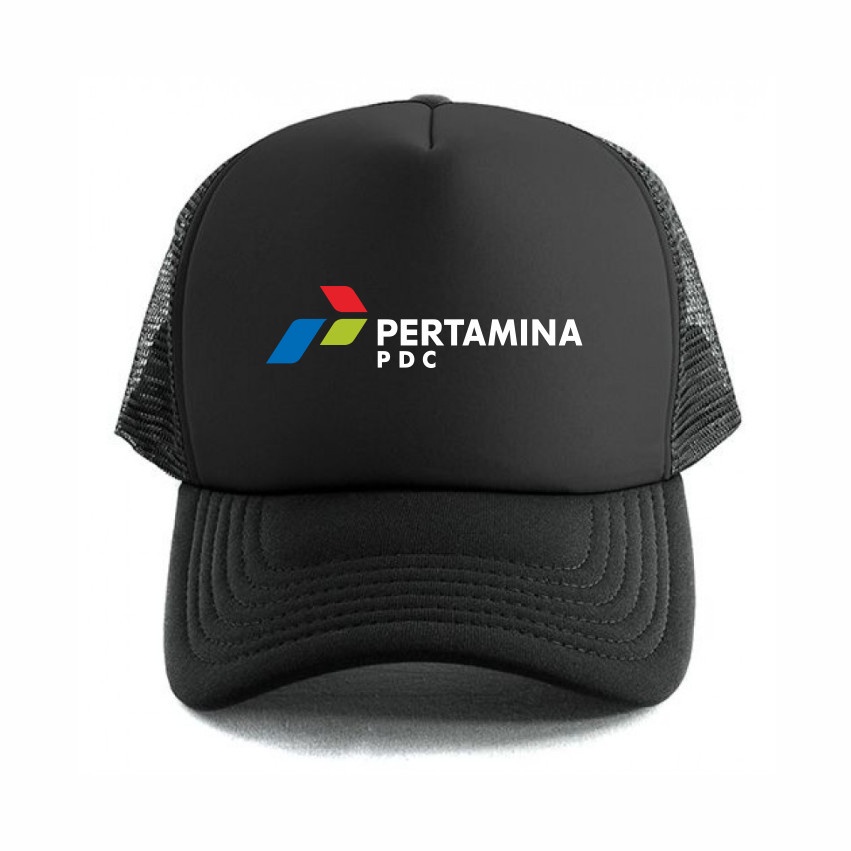 topi jaring pertamina pdc / trucker hat pertamina pdc