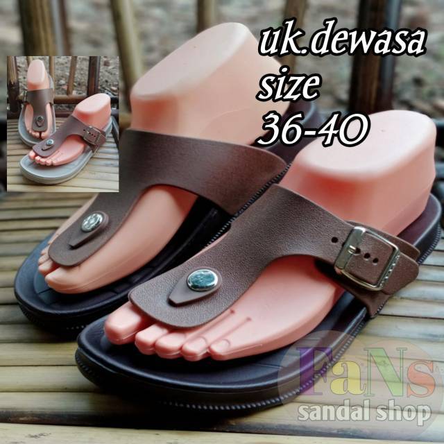 (213b)Sendal Dewasa Jepit Duluk size 36-40