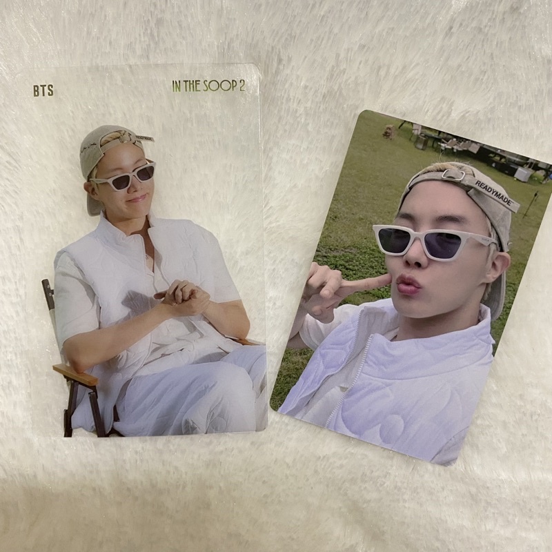 BTS in the soop 2 its 2 PC photocard transparent OFFICIAL jhope hoseok hobi