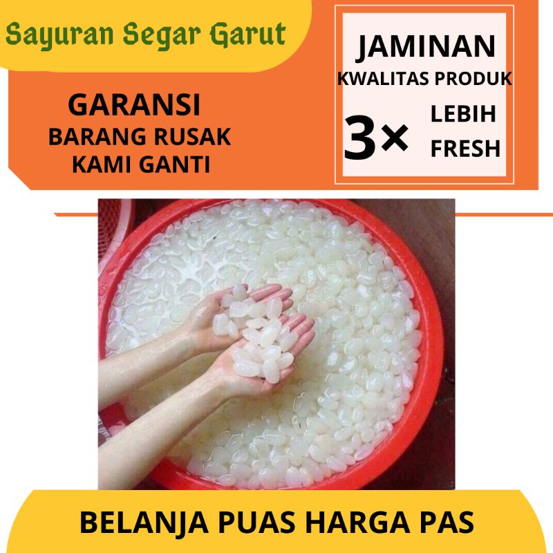 

Kolang Kaling Cengkaleng Mentah 500gr by Sayuran Segar Garut