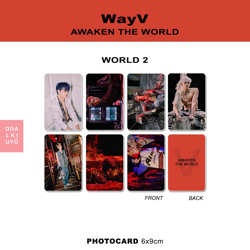 WayV - photocard [AWAKEN THE WORLD] Ver. World 2