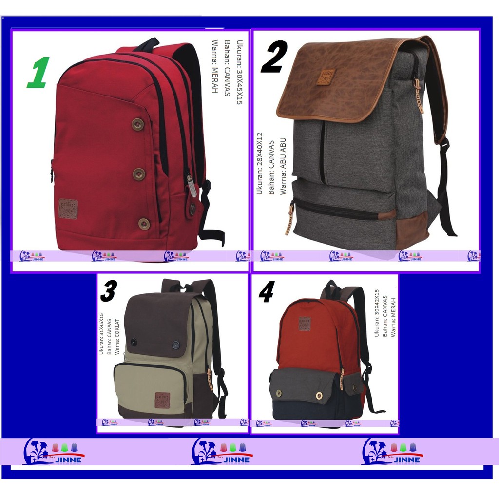  TAS  RANSEL LAPTOP kuat  PRIA DAN WANITA SLOT LAPTOP Tas  