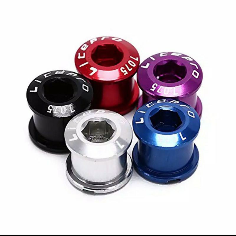 Baut Chainring Litepro Mur Chainring Litepro Baut Chainring Variasi baut chainring sepeda baut gir