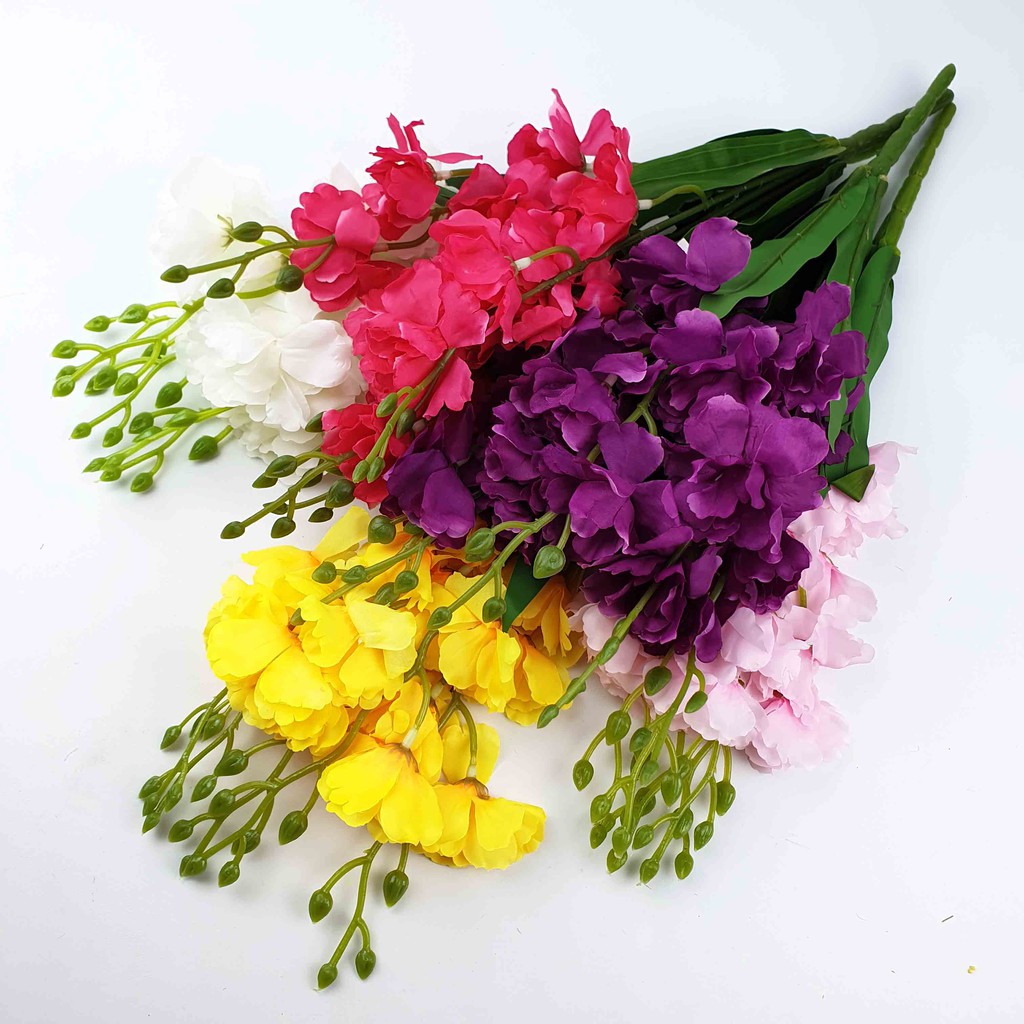 Bunga Gladiol Artificial 42 cm/ Bunga Palsu/ Bunga Plastik/ Bunga Kain/ Bunga Dekorasi