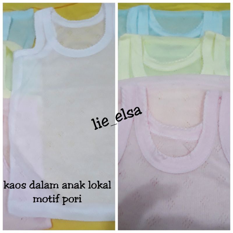 kaos dalam singlet bayi anak dewasa lokal murah