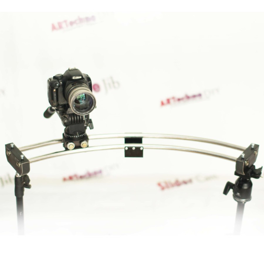 100cm Slider Cam ARC Curved Lengkung Slider Kamera Camera Slider Video DSLR Mirrorless ARTechno DIY