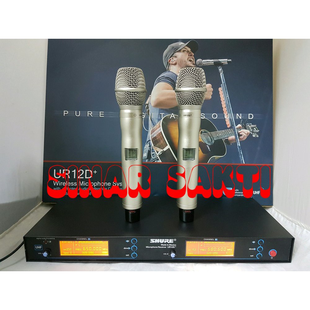 Mic wireless SHURE UR 12D ( Handheld )