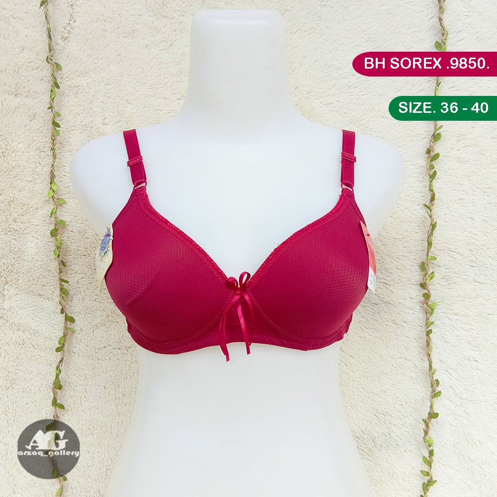 BH SOREX 9850 | Bra sorex kancing dua bh sorex motif pori | Bh Wanita | Bra Wanita | Pakaian Dalam Wanita