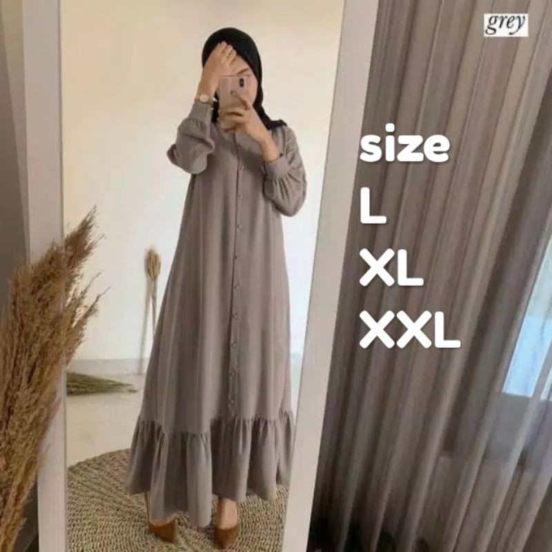 Baju Gamis Wanita Syar'i Musl   im Remaja Sabinna Gamis Modis