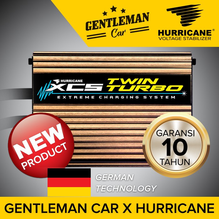 Hurricane XCS Twin Turbo Mobil Bonus  GROUND WIRE 6 kabel  Garansi Resmi 10 Tahun