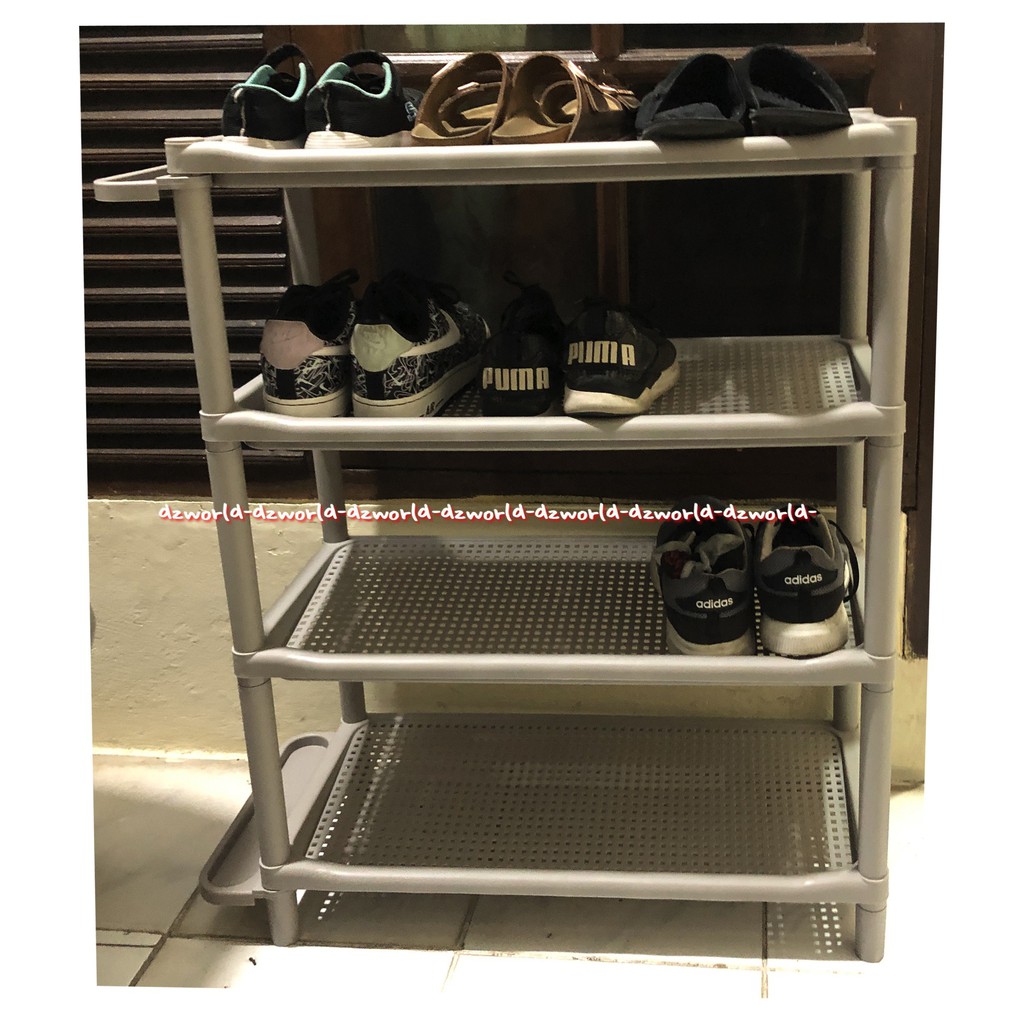 Krishome Shoe Rack With Umbrella Stand 4tingkat Rak Sepatu Plastik