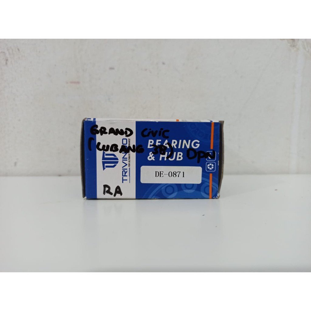 Bearing laher roda depan Grand Civic Lubang 38 DE-0871 Trivindo