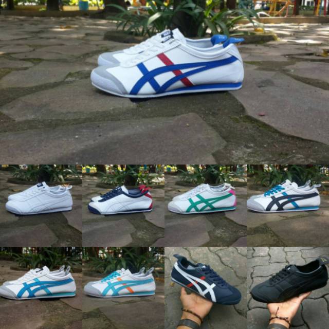 Asics tiger leather