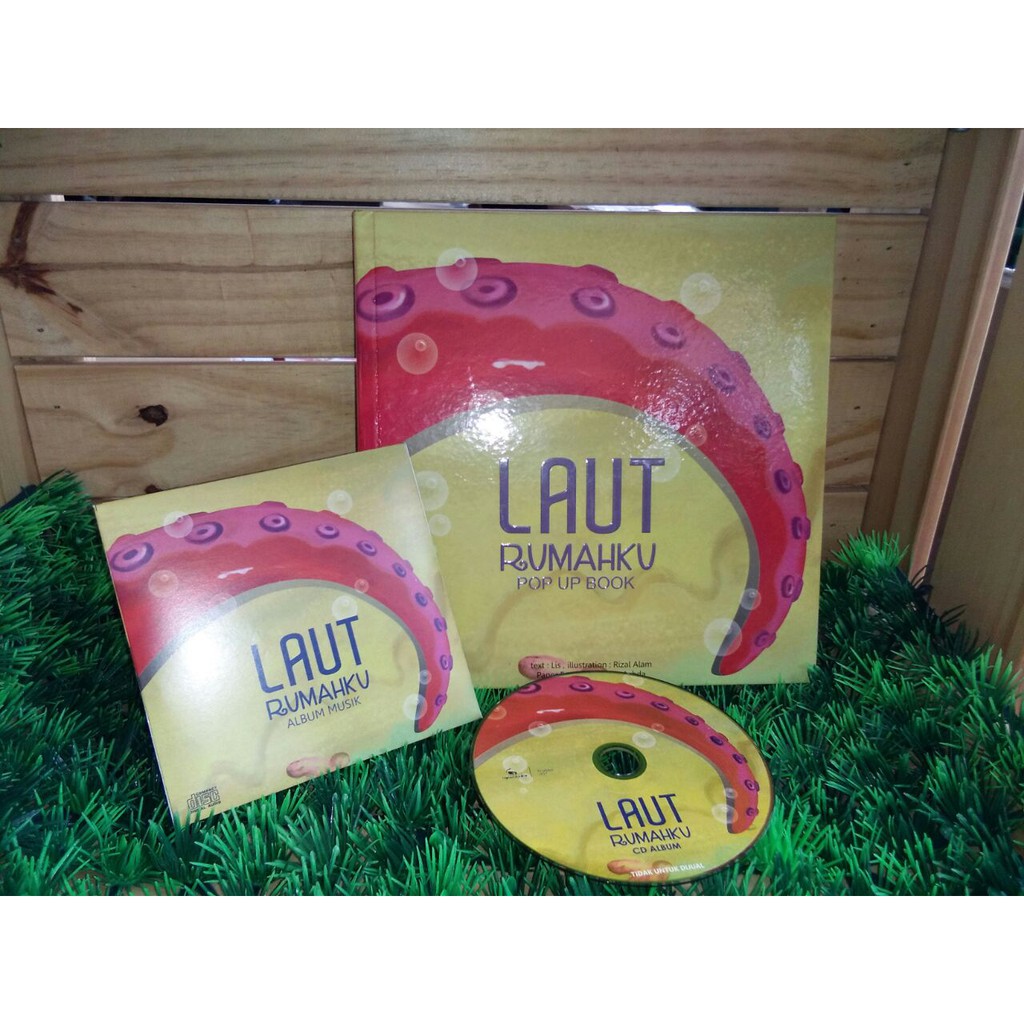 Laut Rumahku Pop Up Book / popup book laut rumahku / buku pop up laut rumahku
