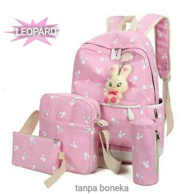 WAISTBAGS {{BISA COD}}TAS RANSEL ANAK SEKOLAH SD CEWEK KELINCI PLAYBOY