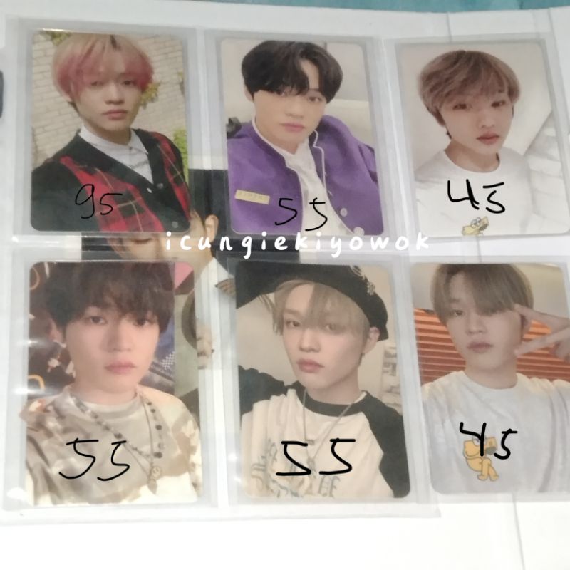 wts photocard pc official chenle jisung cafe lunggage dreaming sg22 kihno hello future boring hot sa