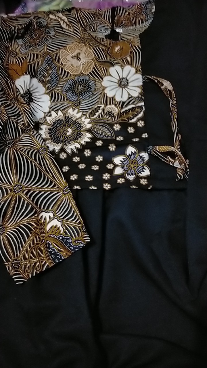 Tey-17 Batik Wanita Asj Sa Hrb026 Kenongo Kemeja Tosca Pendek