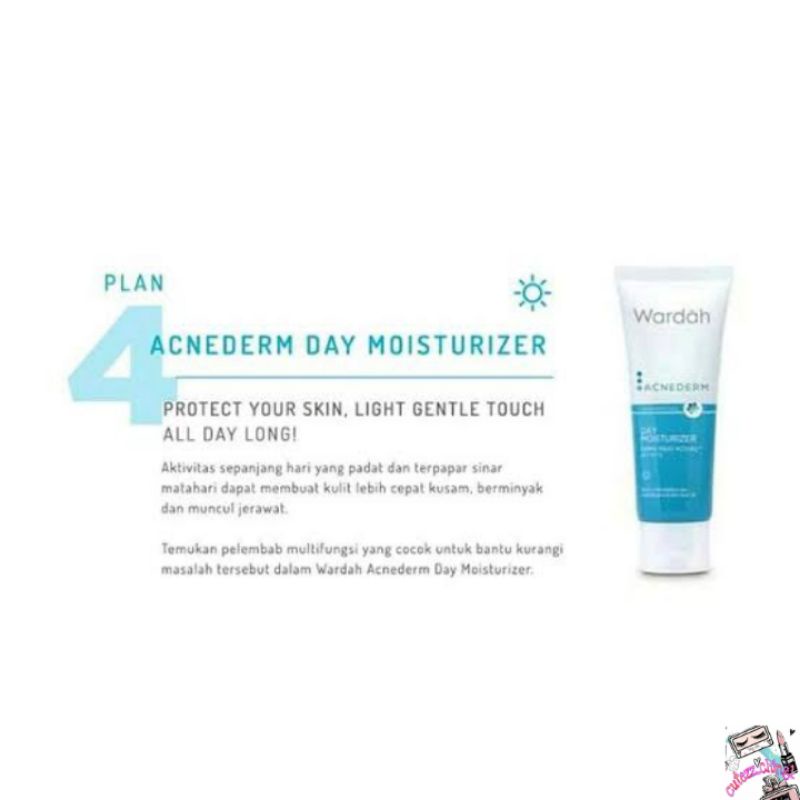 ☃Cutezz_Ching1☃Wardah Acnederm Day Moisturizer 40ml