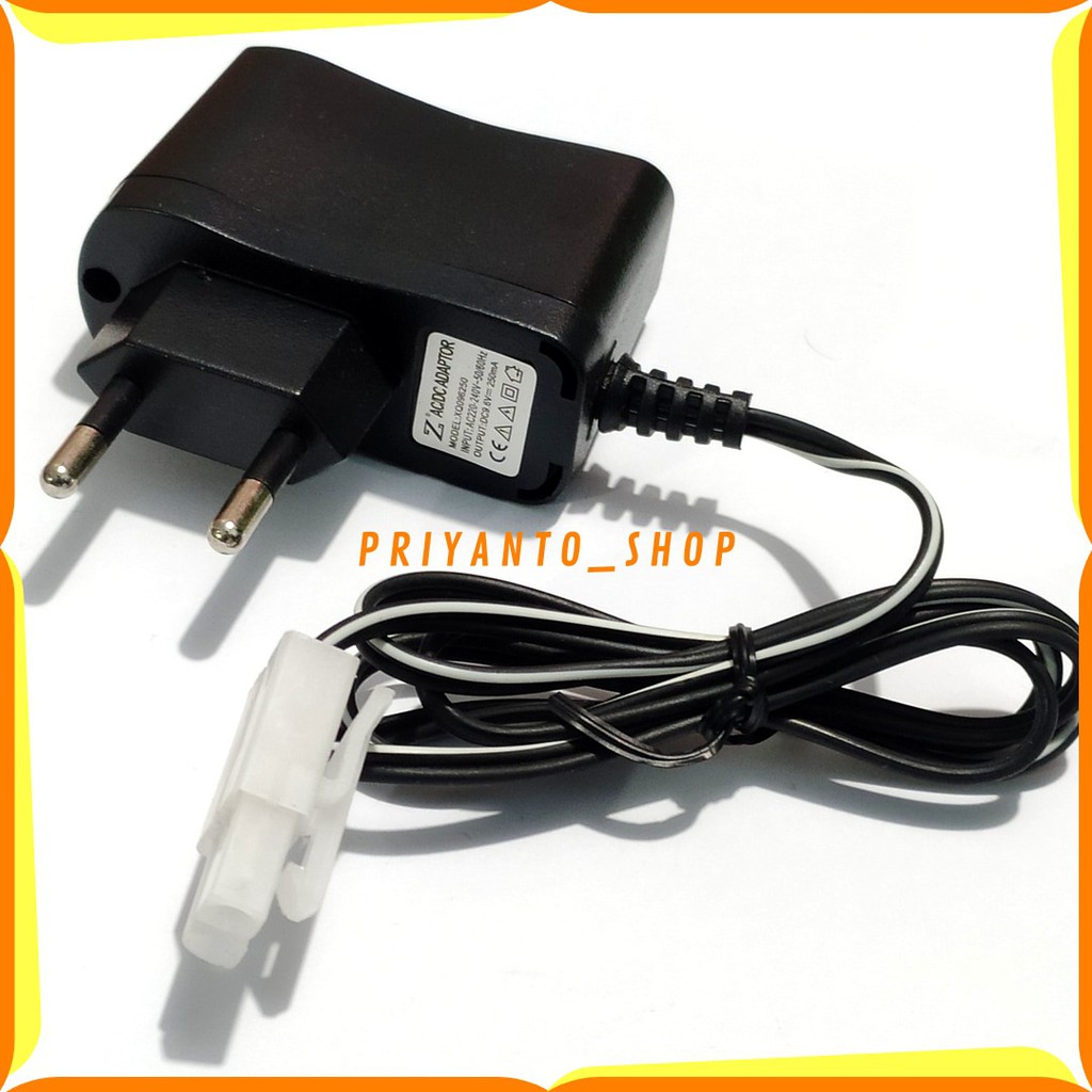 Charger Cas Adaptor RC Mobil Remote Control model 2 Socket Putih