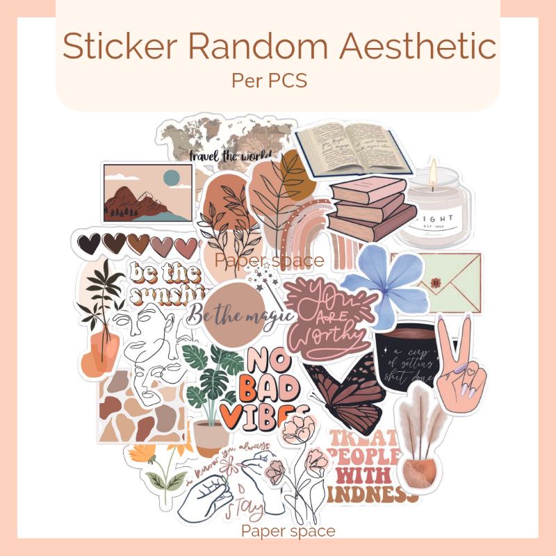

Stiker Deco Aesthetic Per PCS