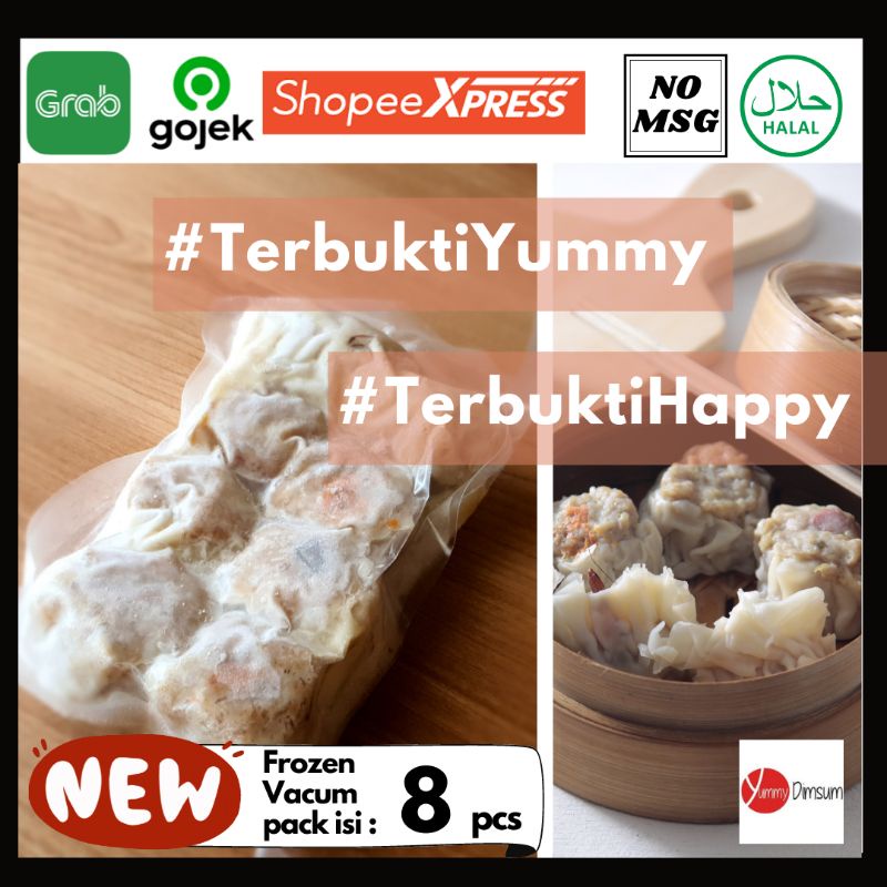 

DIMSUM Isi 8 Frozen Halal Tanpa MSG Dimsum Siomay Ayam Premium Quality by Yummy Dimsum