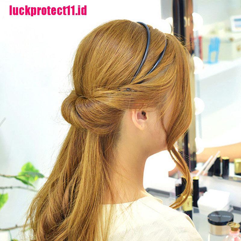 Ikat Rambut Elastis Double Layer Adjustable Untuk Wanita