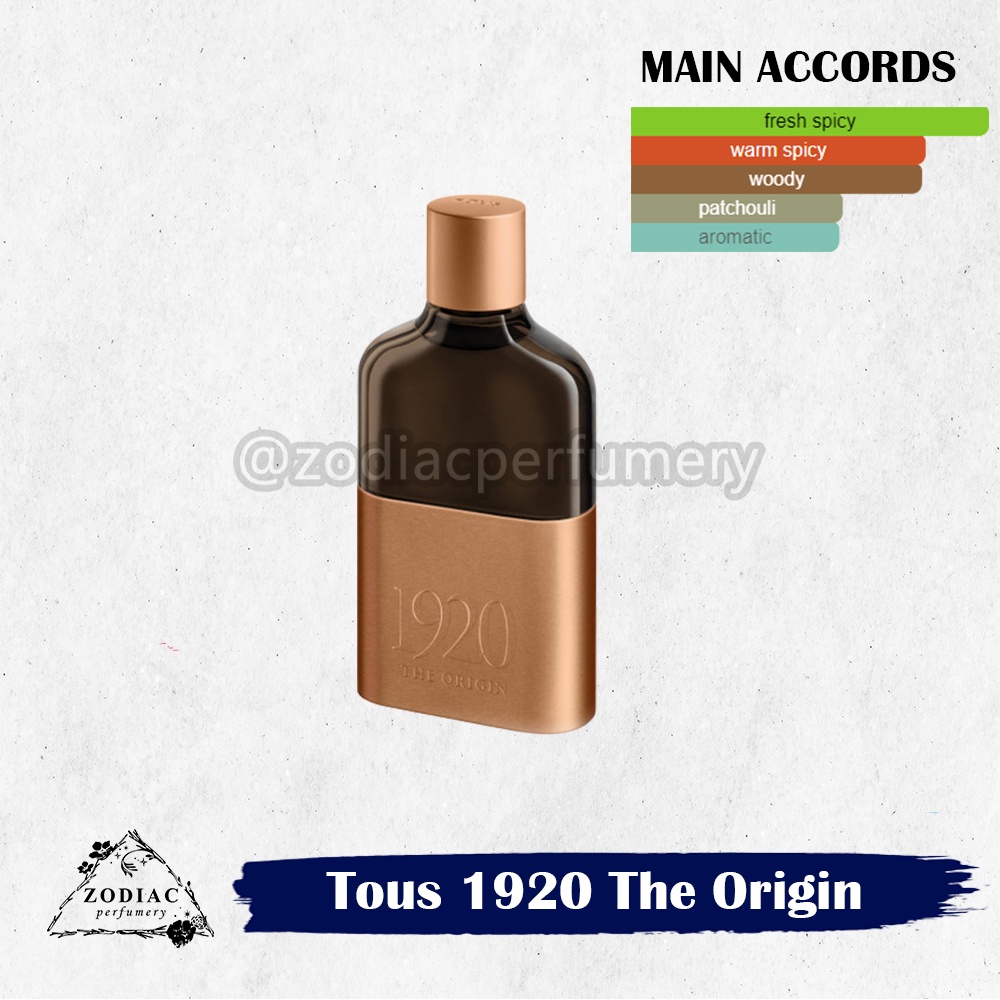 Tous 1920 The Origin EDP 100ml [100% Original]