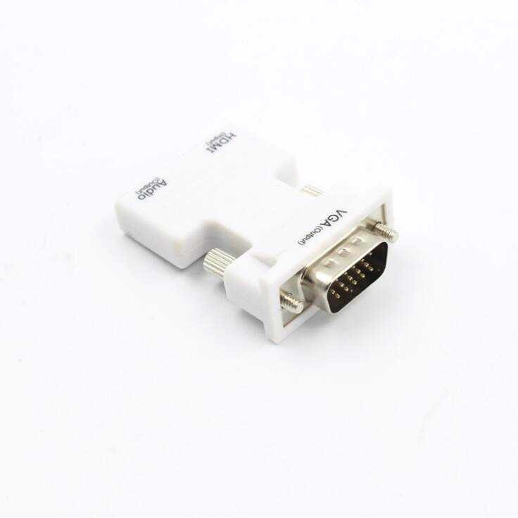 Termurah ! Adapter Converter HDMI Female to VGA Male 1080P Audio Port - HV100200