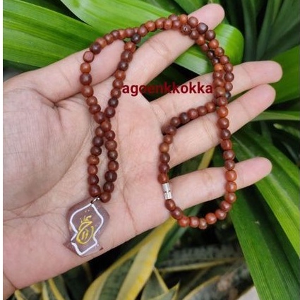 Kalung terompah full ukir coklat kokka kaokah