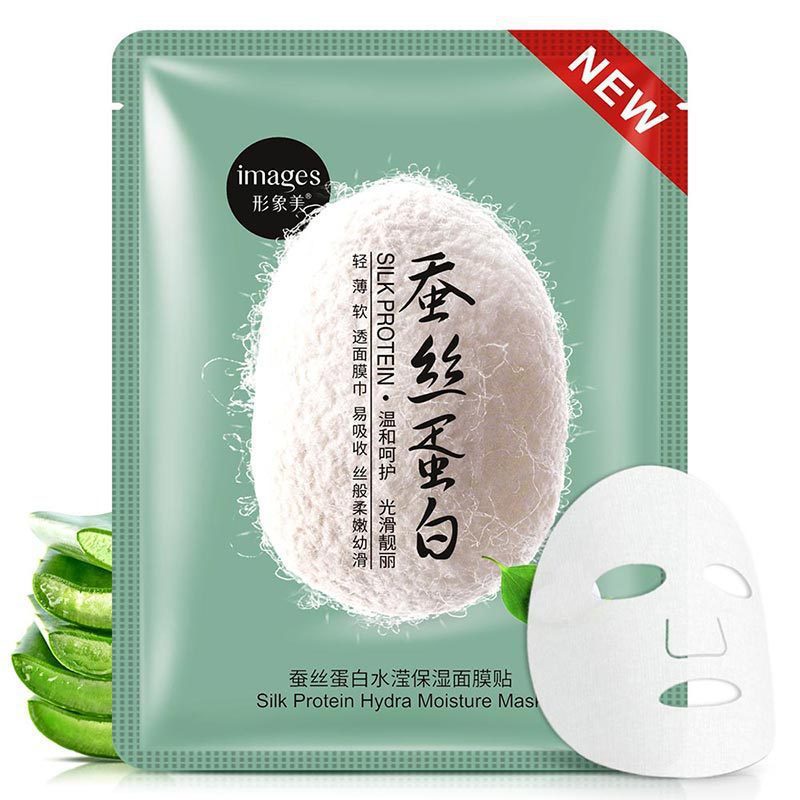 [BISA COD] IMAGES SILK PROTEIN HYDRA MOISTURE FACIAL MASK IMAGES SHEET MASK MASKER WAJAH