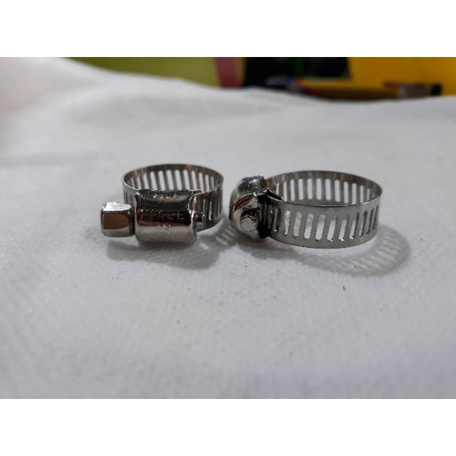 Klem Selang / Hose Clamp 1/2&quot;, 5/8&quot;, 3/4&quot; , 7/8&quot; Klem Selang Stainless Hose Clamp Selang Kompor Gas