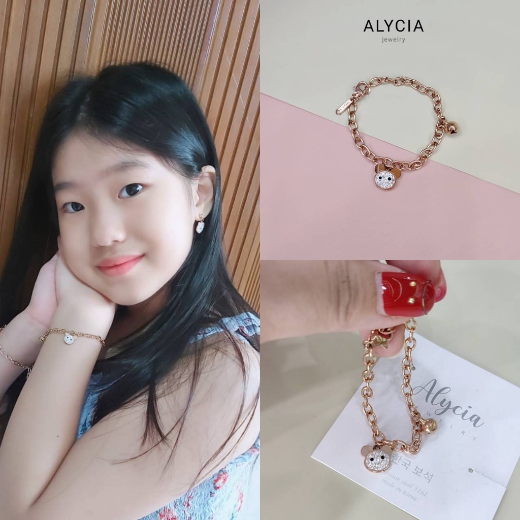 gelang anak bayi berlie original alycia anti karat