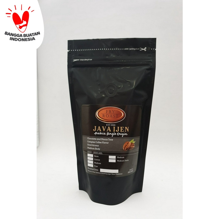 

PROMO KOPI ARABIKA JAVA IJEN 250 GRAM (BIJI/BUBUK) - BIJI