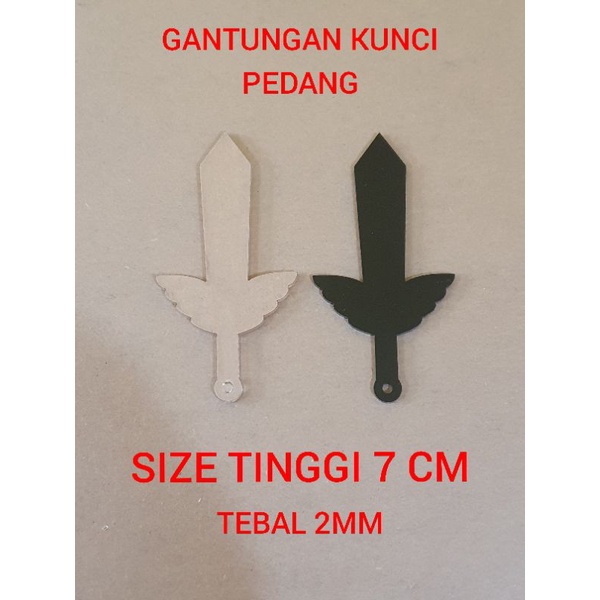 GANTUNGAN KUNCI PEDANG 7CM