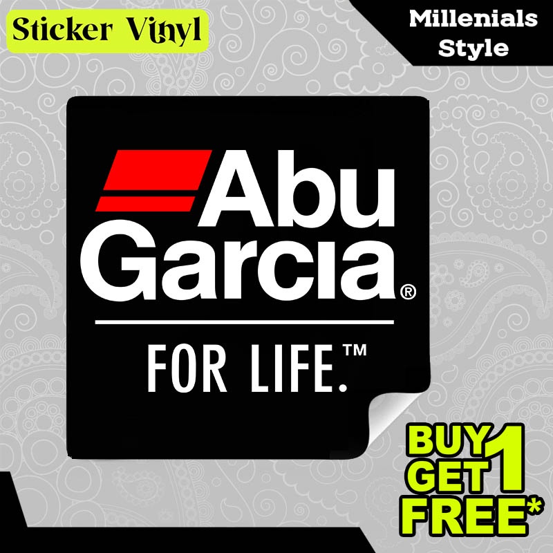 

Stiker Sticker Abu Garcia For Life Fishing Reel Desain Keren dan Kekinian Aesthetic Bahan Vinyl Satuan Anti Air