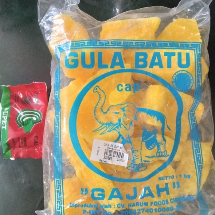 

PROMO Gula batu cap gajah 1kg oleh oleh khas cirebon GRATIS TEH UPET