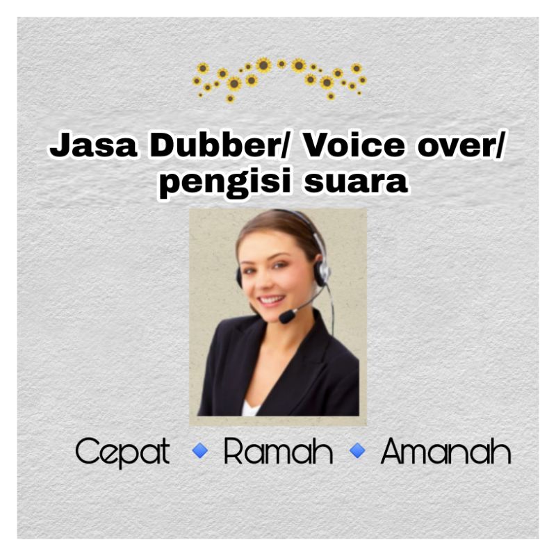 Jasa pengisi suara Company/Company Profile/ dubbing