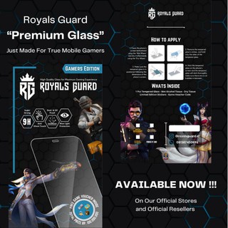 Tempered Glass Premium Flat Edge Royals Guard Gamers