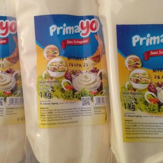 

☚ Mayonaise Primayo 1 kg/prima agung produk ✽