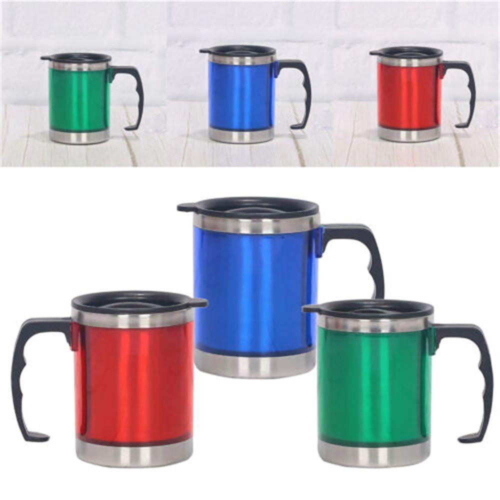 Preva Coffee Tea Flask Cup Portable Dengan Tutup Double-Wall Travel Mug